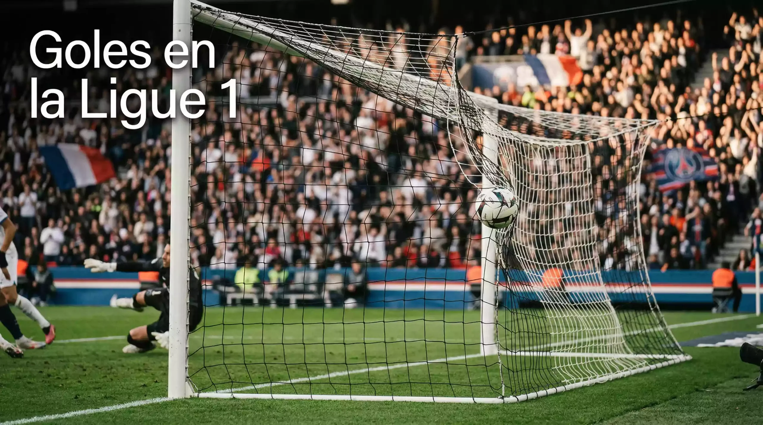 Estadísticas de goles en la Ligue 1 con promedios por partido, tendencias y datos por equipo